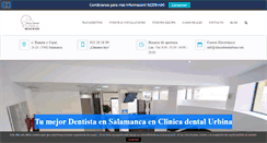 Desktop Screenshot of clinicadentalurbina.com