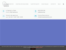 Tablet Screenshot of clinicadentalurbina.com